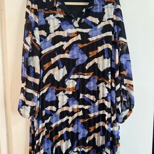 Nine West Multicolor Abstract Dress